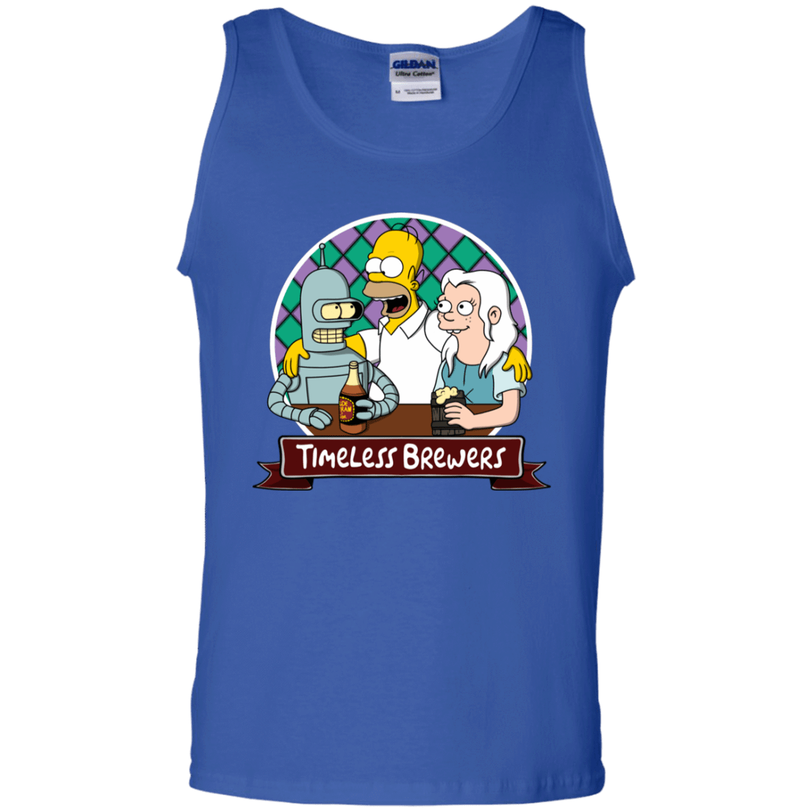 T-Shirts Royal / S Timeless Brewers Men's Tank Top