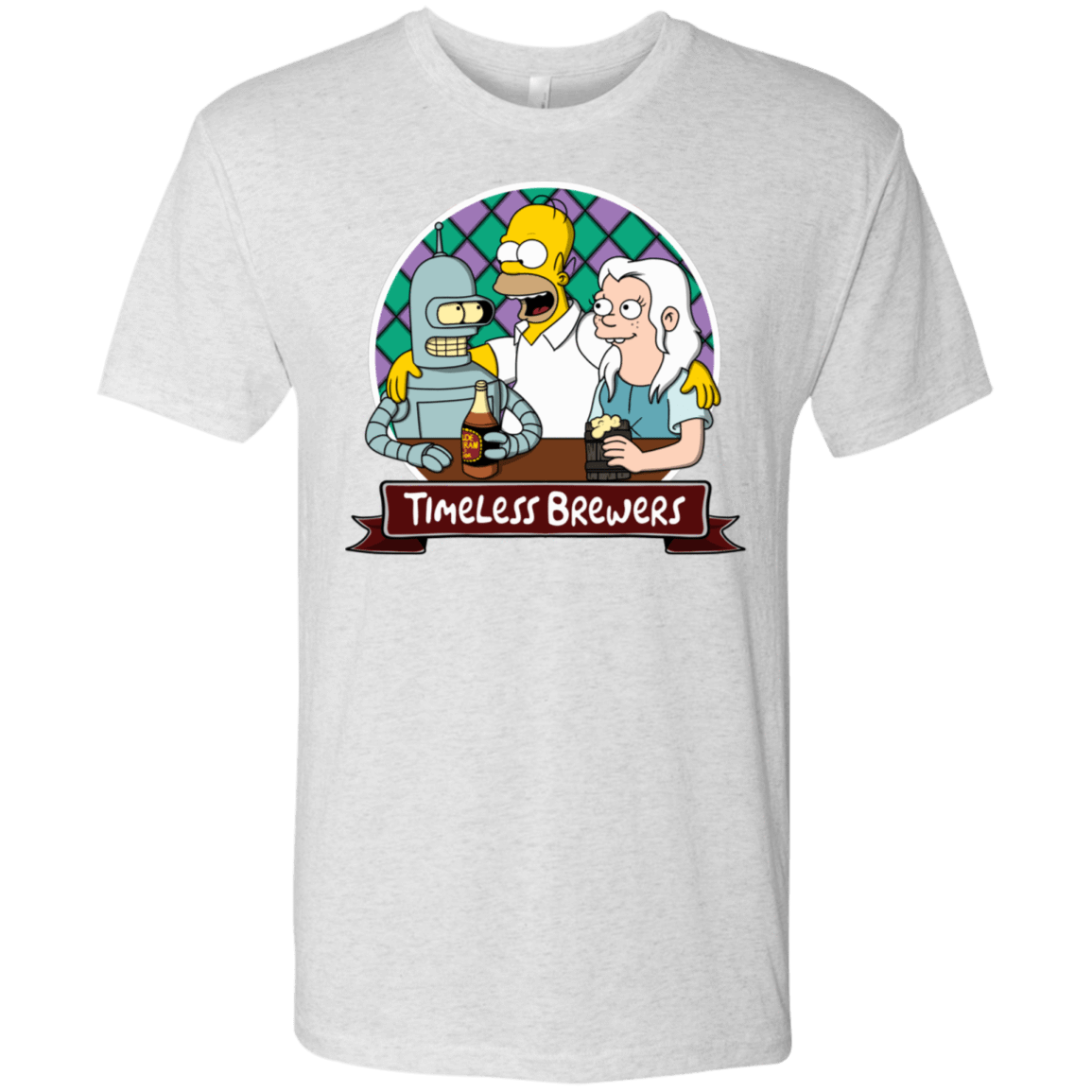 T-Shirts Heather White / S Timeless Brewers Men's Triblend T-Shirt