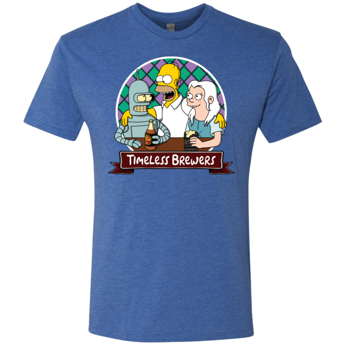 T-Shirts Vintage Royal / S Timeless Brewers Men's Triblend T-Shirt