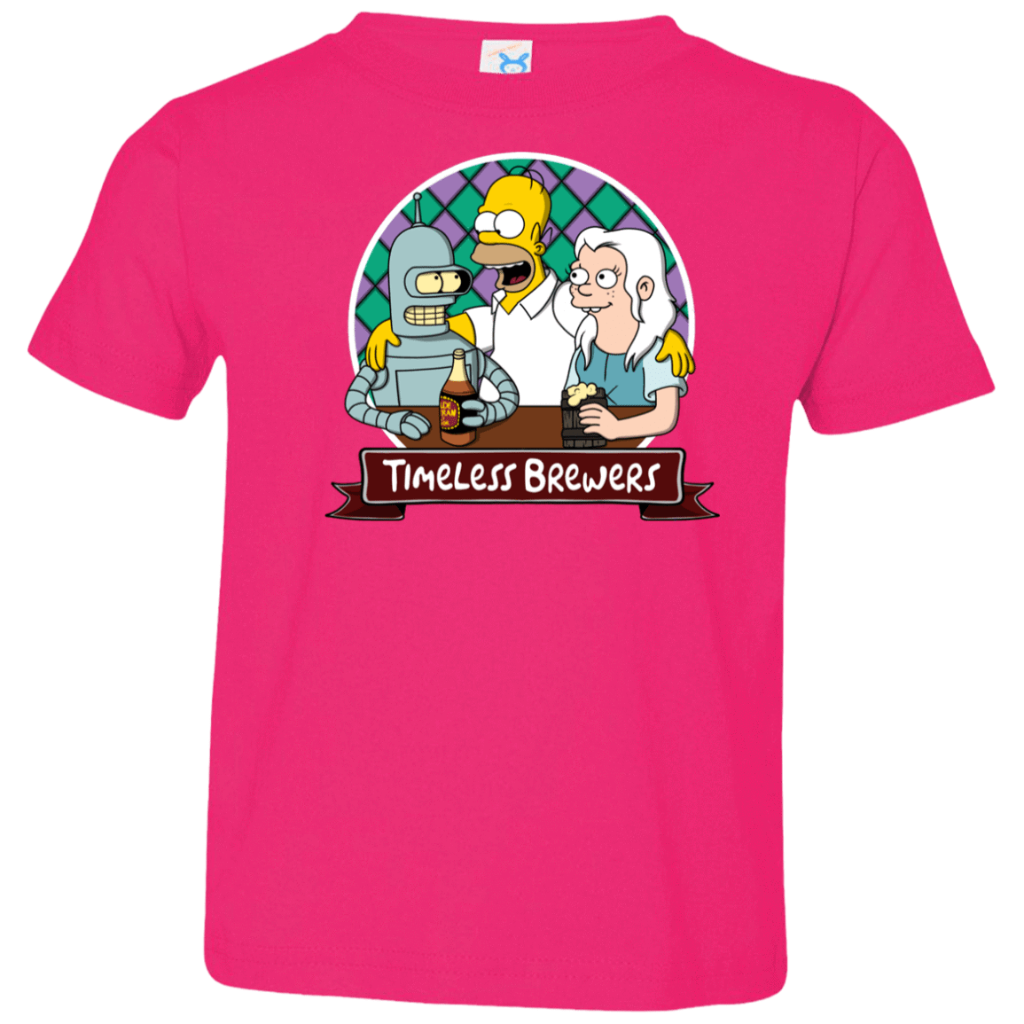 T-Shirts Hot Pink / 2T Timeless Brewers Toddler Premium T-Shirt