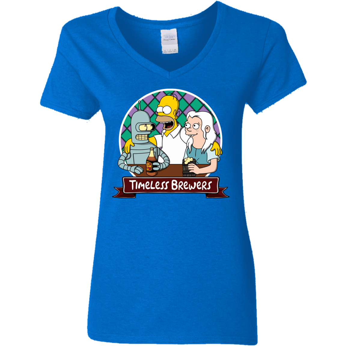 T-Shirts Royal / S Timeless Brewers Women's V-Neck T-Shirt