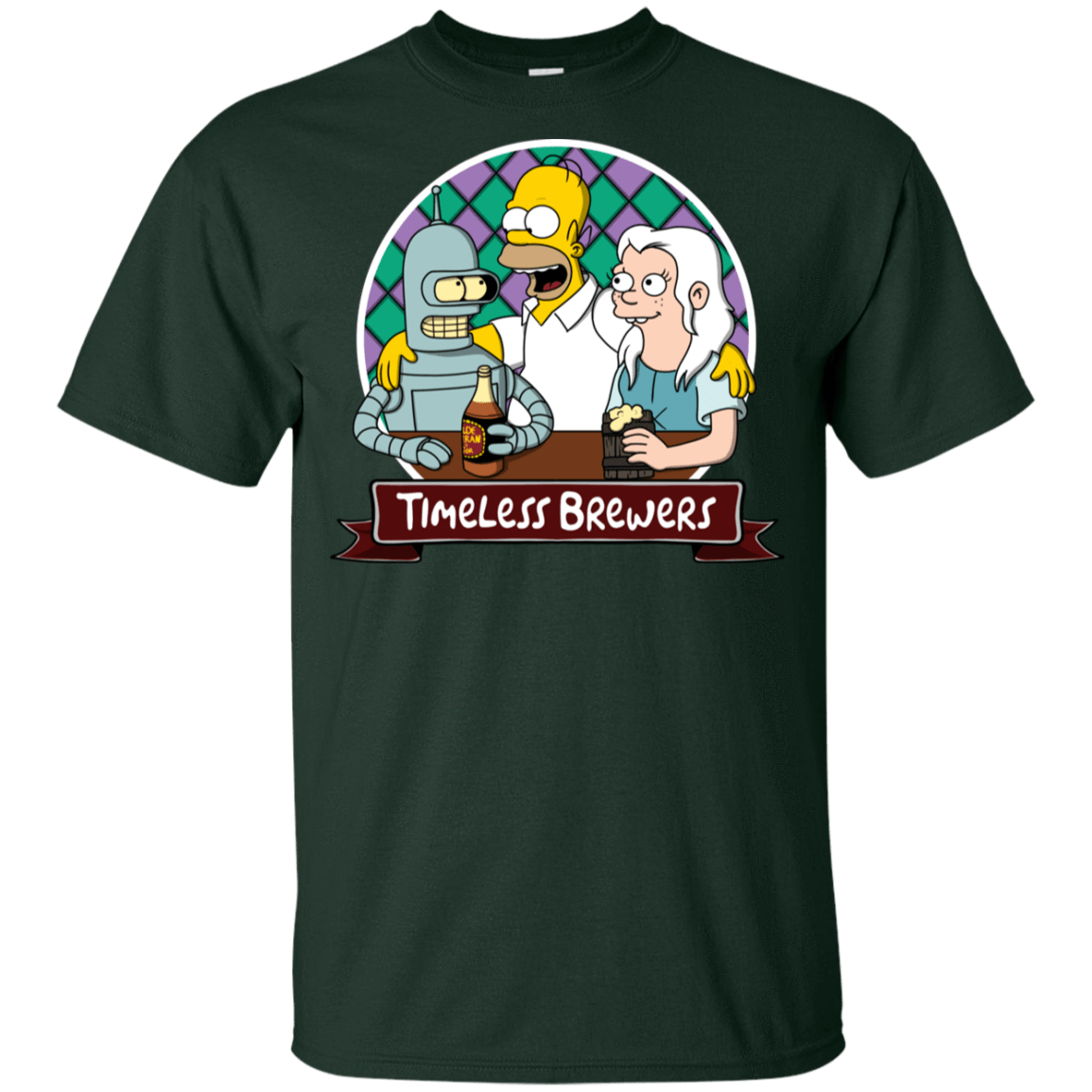T-Shirts Forest / YXS Timeless Brewers Youth T-Shirt