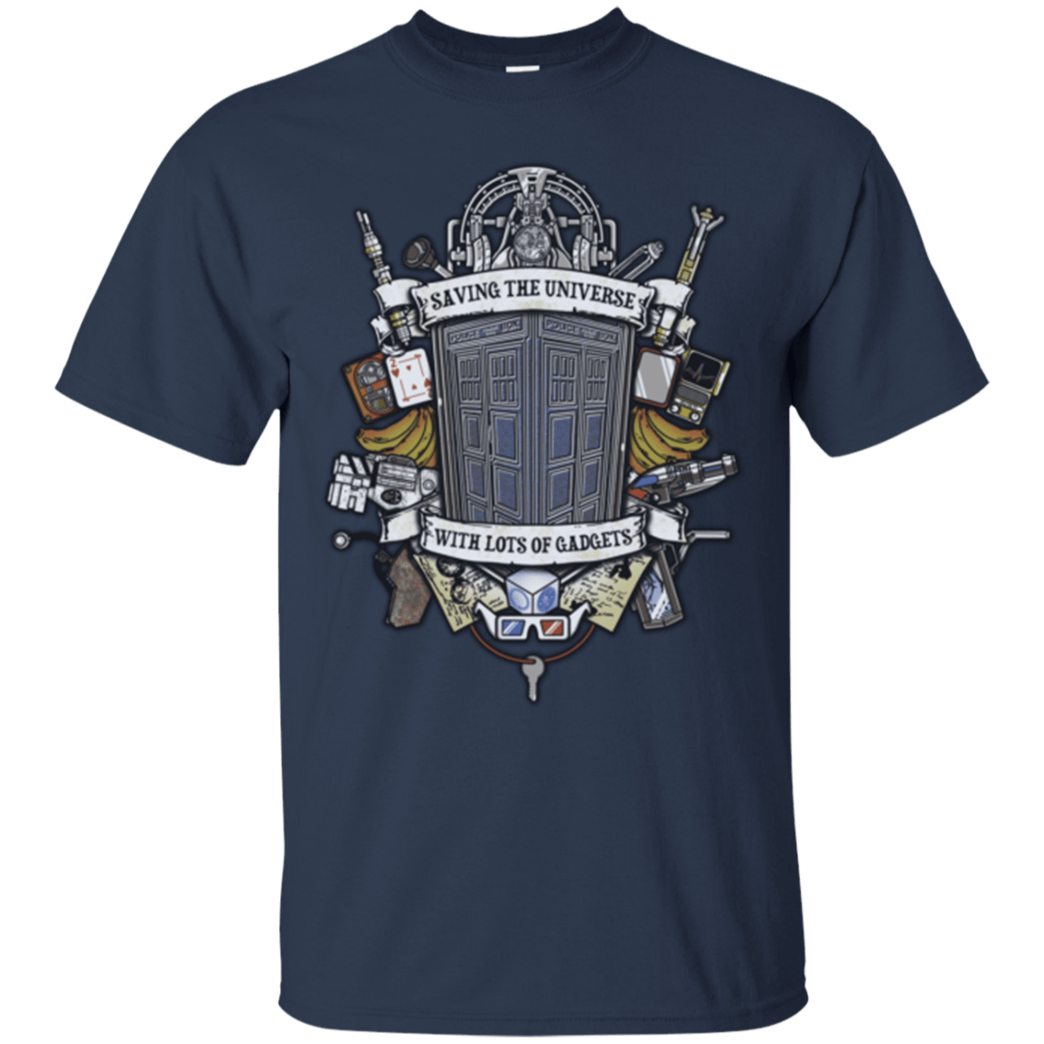 T-Shirts Navy / Small Timelord Crest T-Shirt