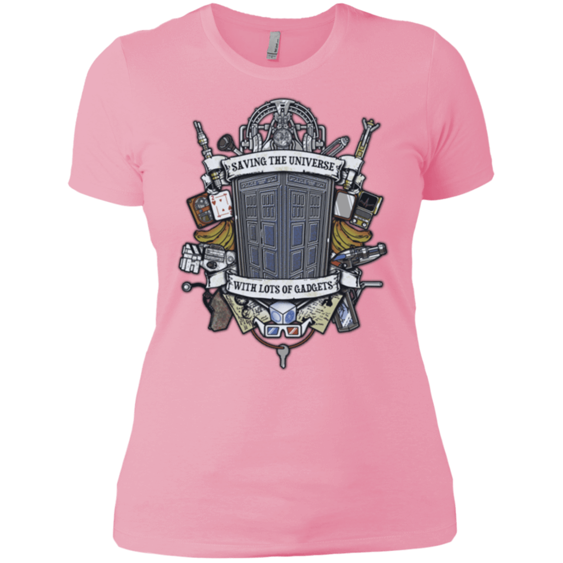 T-Shirts Light Pink / X-Small Timelord Crest Women's Premium T-Shirt