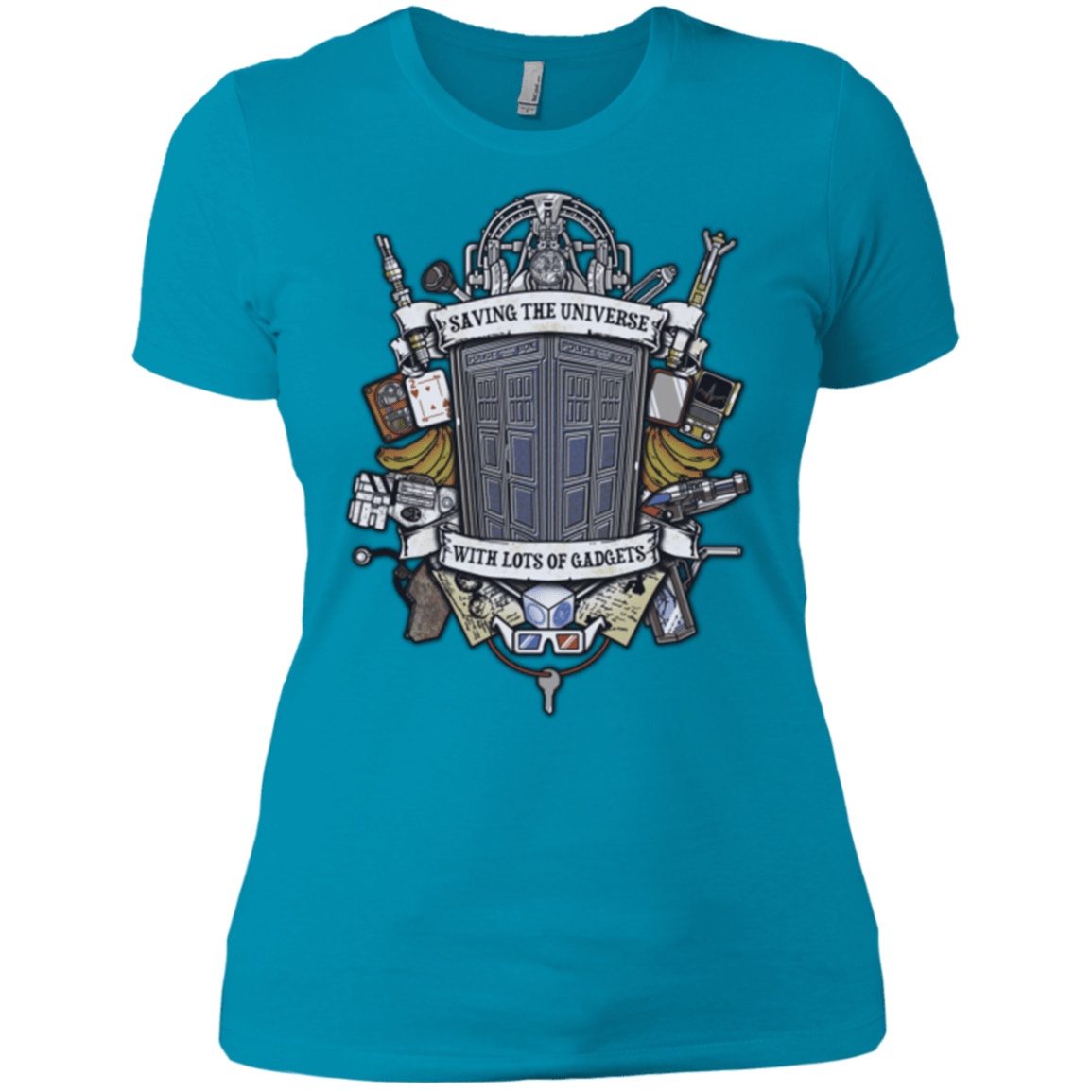 T-Shirts Turquoise / X-Small Timelord Crest Women's Premium T-Shirt
