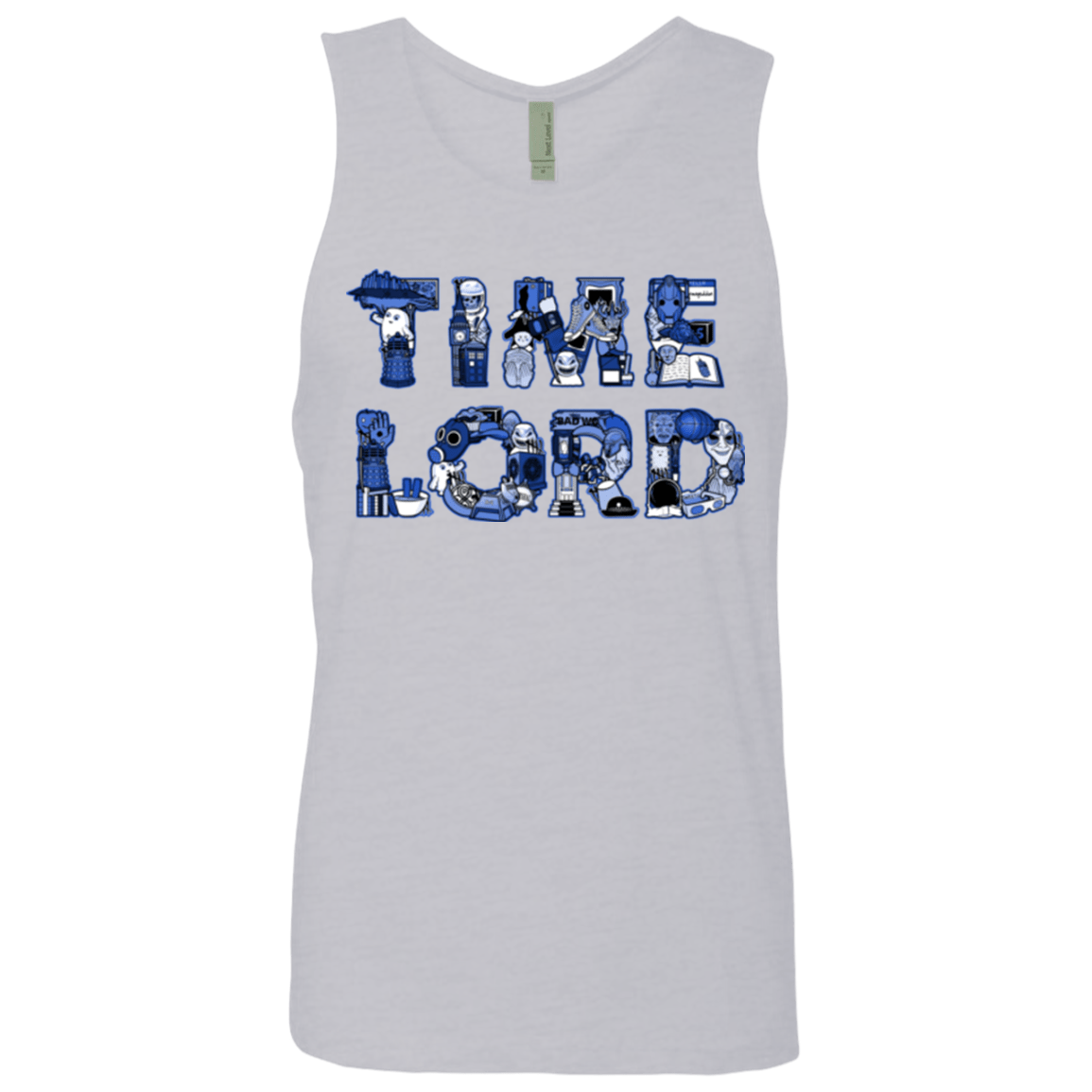 T-Shirts Heather Grey / Small Timelord Men's Premium Tank Top