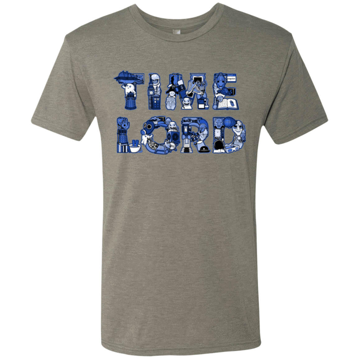 T-Shirts Venetian Grey / Small Timelord Men's Triblend T-Shirt