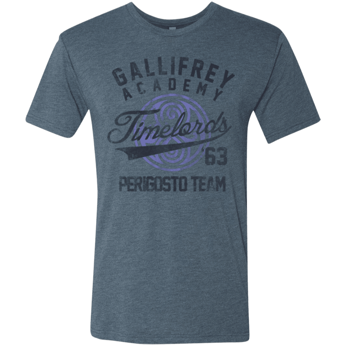 T-Shirts Indigo / Small Timelords Academy Men's Triblend T-Shirt