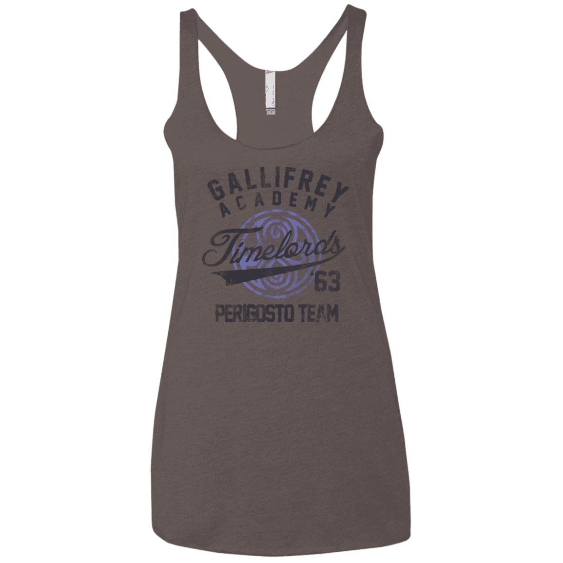 T-Shirts Macchiato / X-Small Timelords Academy Women's Triblend Racerback Tank