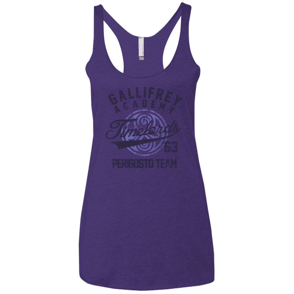 T-Shirts Purple / X-Small Timelords Academy Women's Triblend Racerback Tank