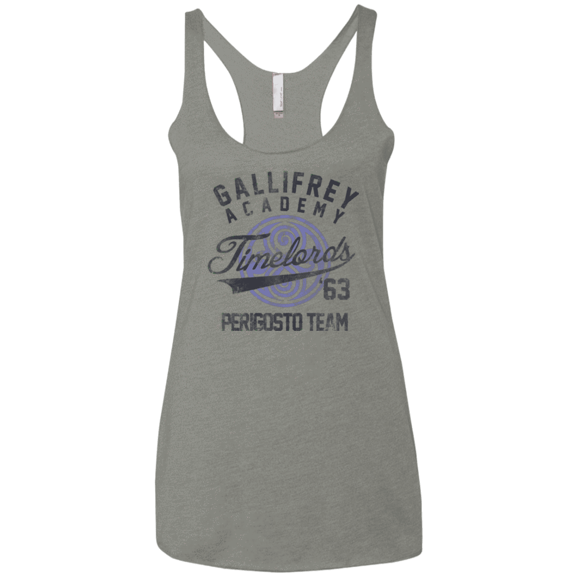T-Shirts Venetian Grey / X-Small Timelords Academy Women's Triblend Racerback Tank