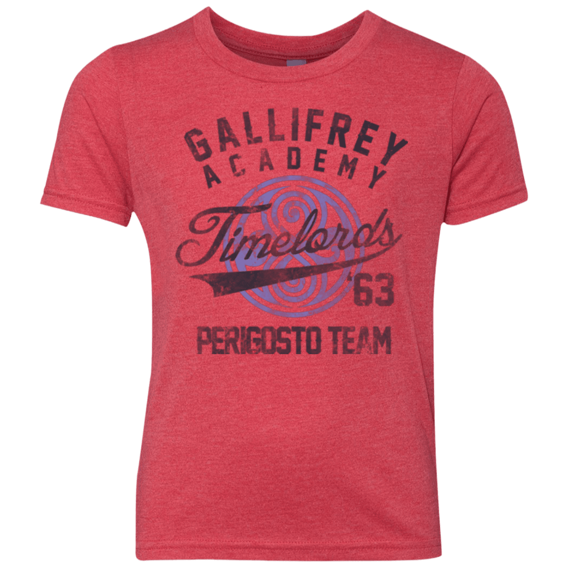 T-Shirts Vintage Red / YXS Timelords Academy Youth Triblend T-Shirt