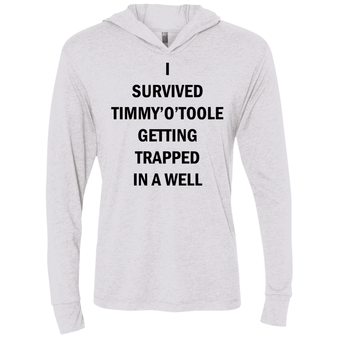 T-Shirts Heather White / X-Small Timmy Otoole Triblend Long Sleeve Hoodie Tee