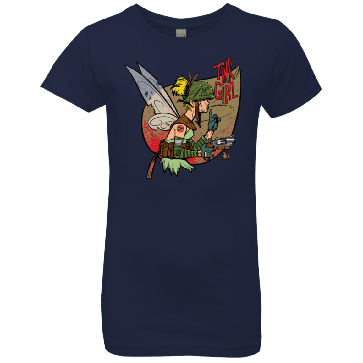 T-Shirts Midnight Navy / YXS Tink Girl Girls Premium T-Shirt
