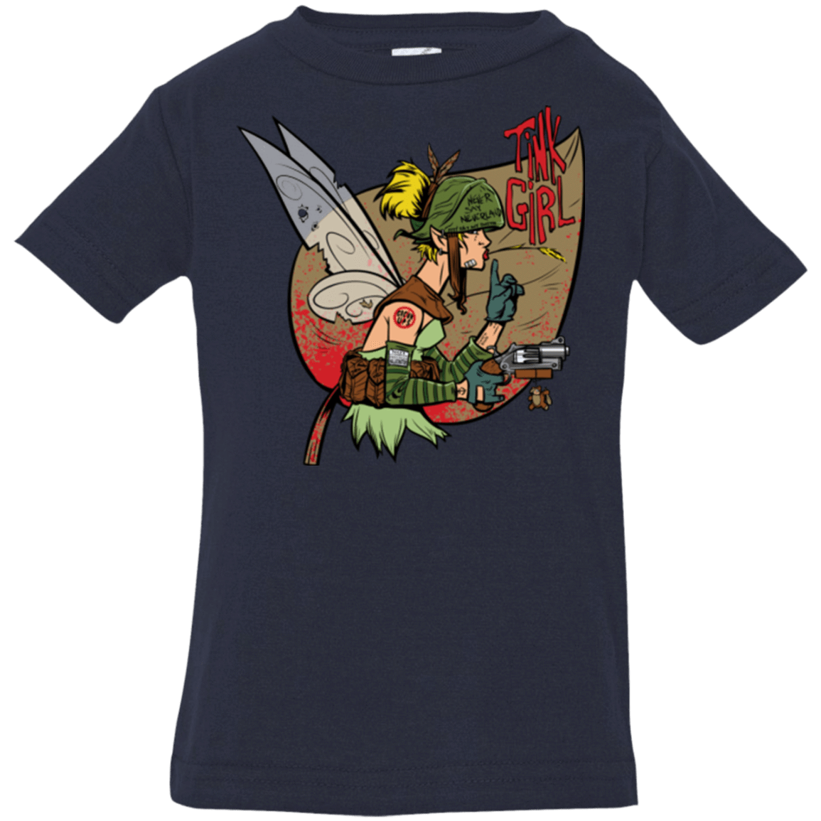 T-Shirts Navy / 6 Months Tink Girl Infant PremiumT-Shirt