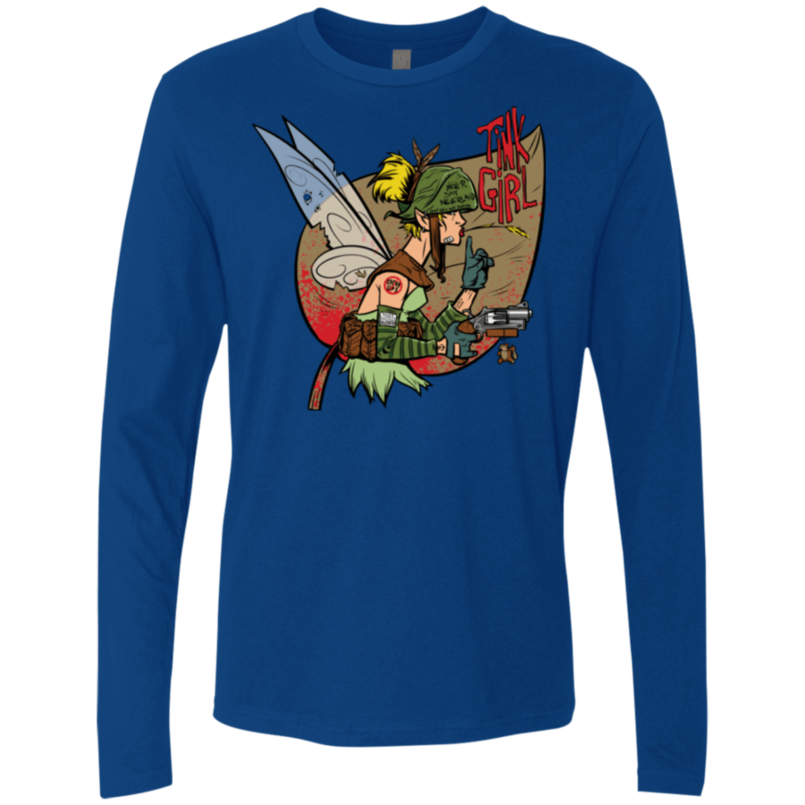 T-Shirts Royal / Small Tink Girl Men's Premium Long Sleeve