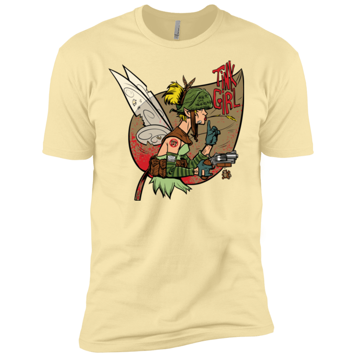 T-Shirts Banana Cream / X-Small Tink Girl Men's Premium T-Shirt