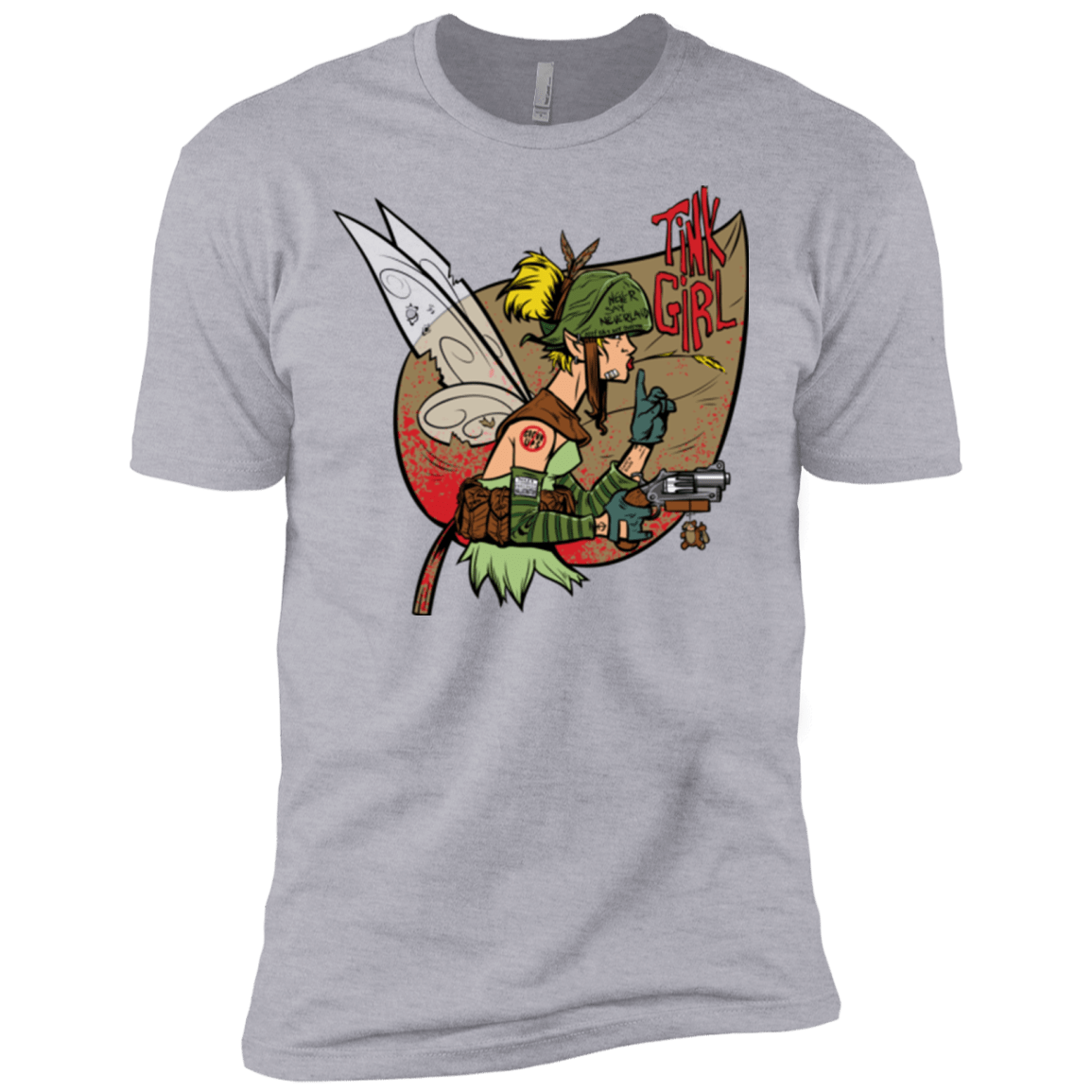 T-Shirts Heather Grey / X-Small Tink Girl Men's Premium T-Shirt