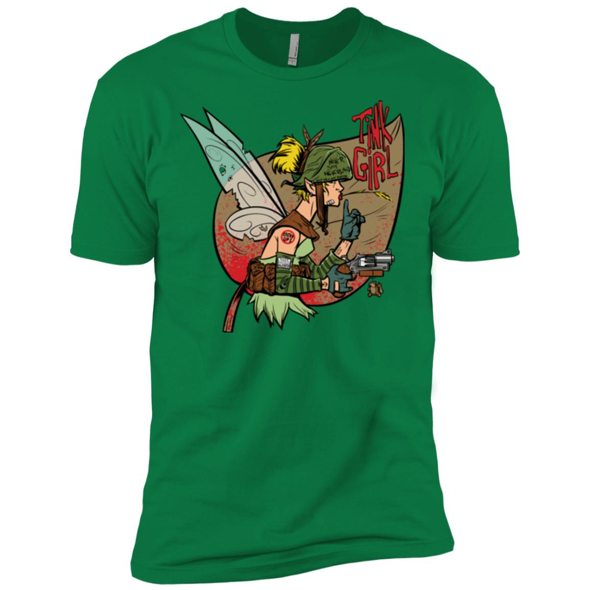 T-Shirts Kelly Green / X-Small Tink Girl Men's Premium T-Shirt