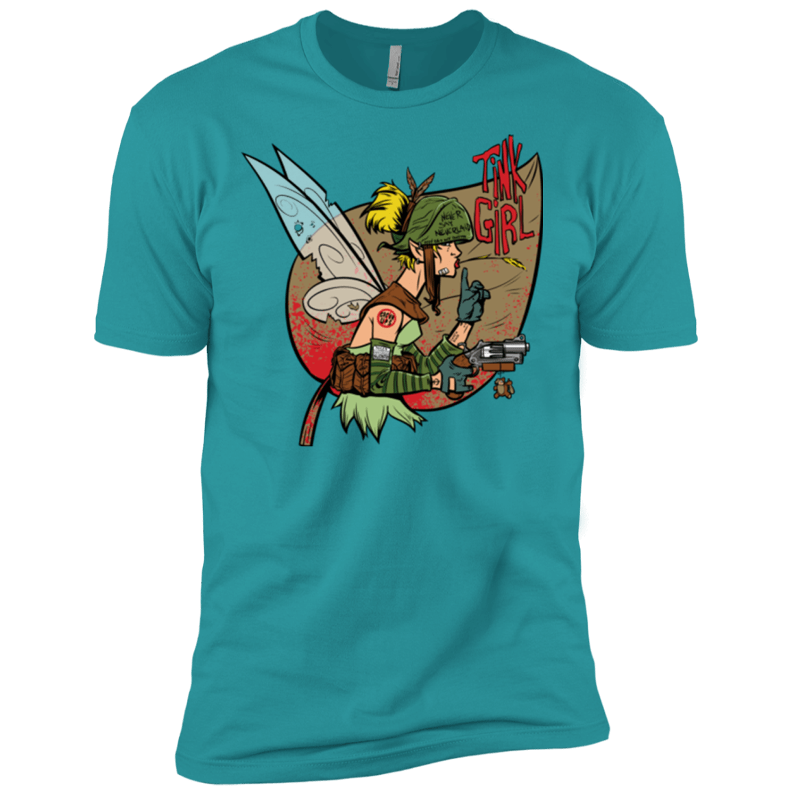 T-Shirts Tahiti Blue / X-Small Tink Girl Men's Premium T-Shirt