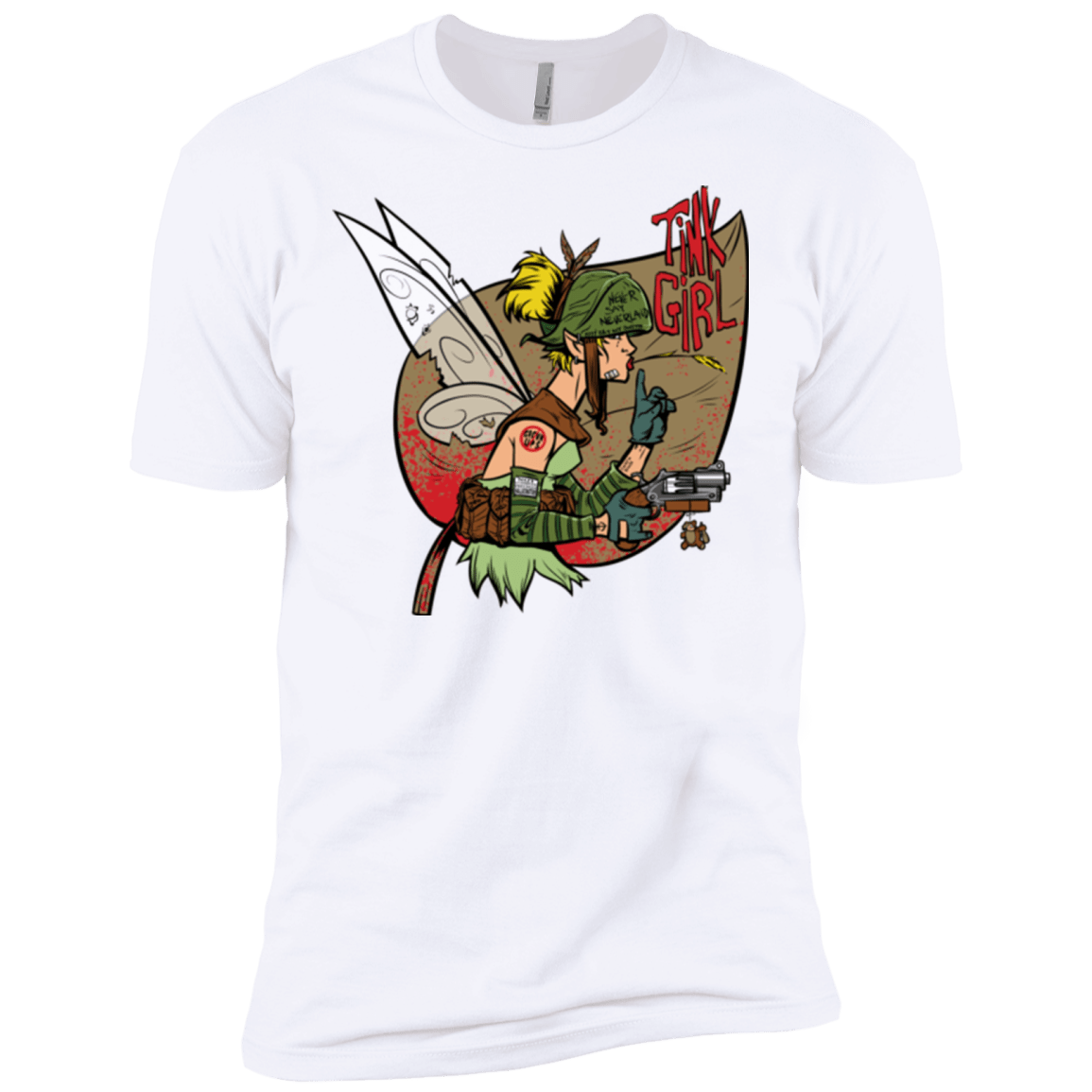 T-Shirts White / X-Small Tink Girl Men's Premium T-Shirt