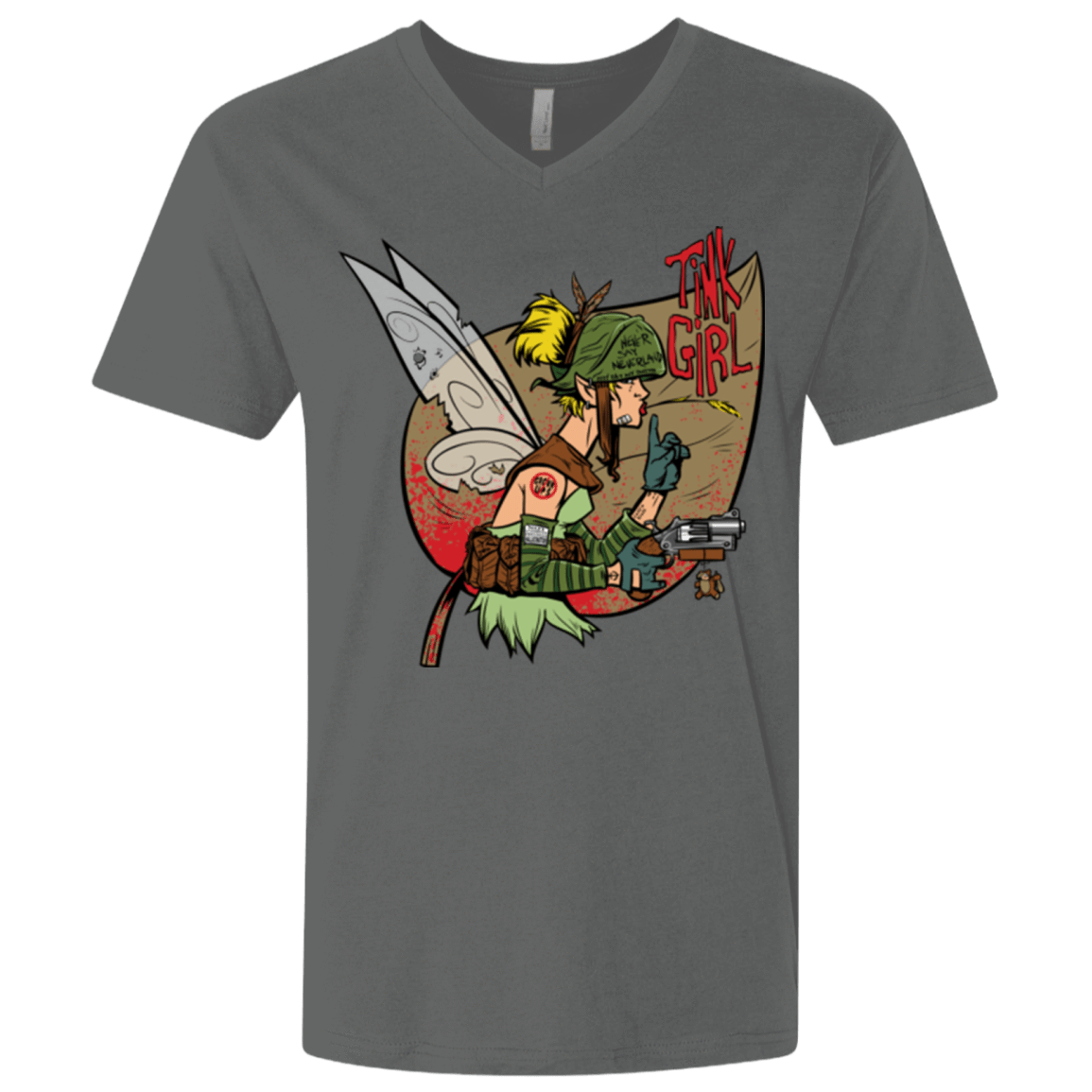 T-Shirts Heavy Metal / X-Small Tink Girl Men's Premium V-Neck