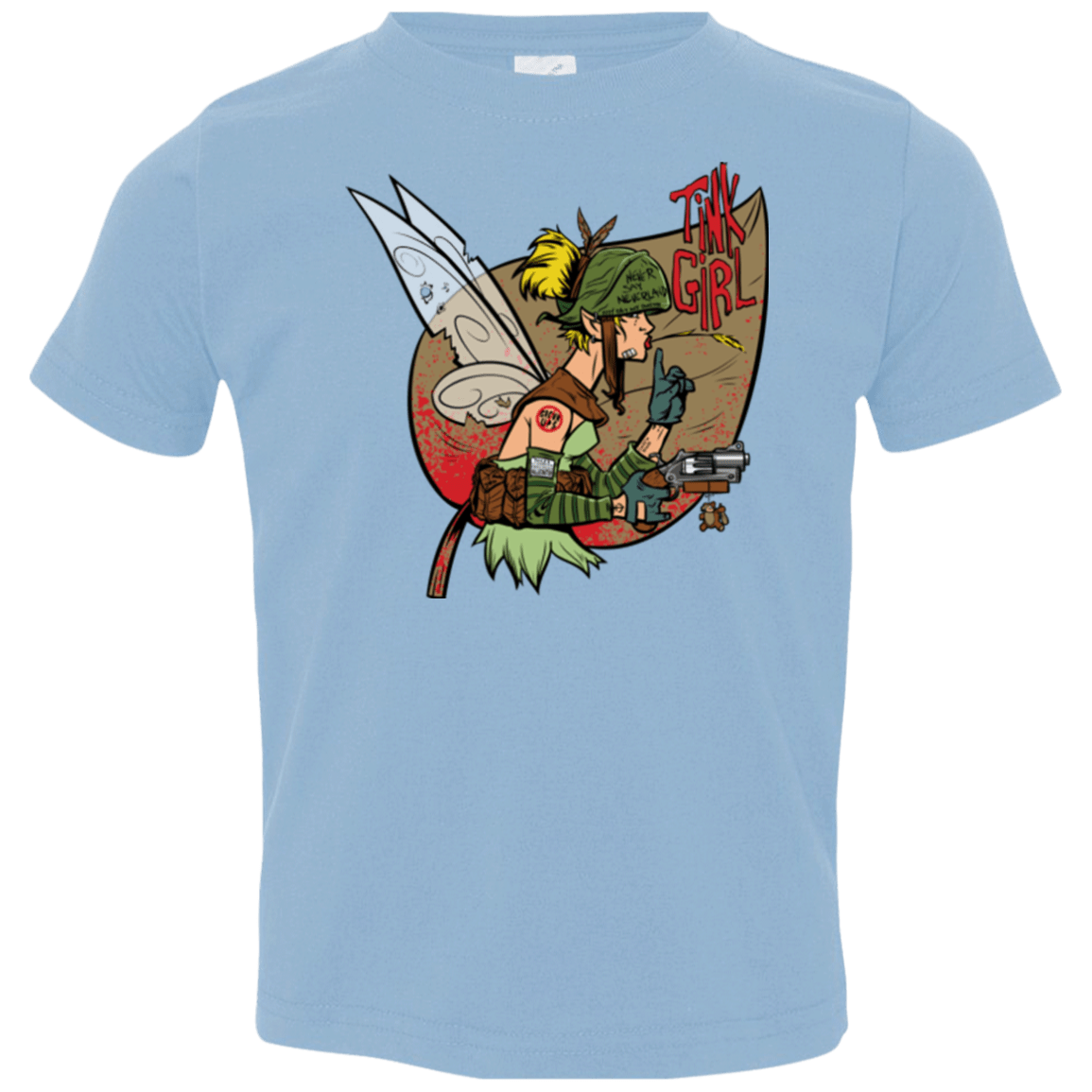 T-Shirts Light Blue / 2T Tink Girl Toddler Premium T-Shirt