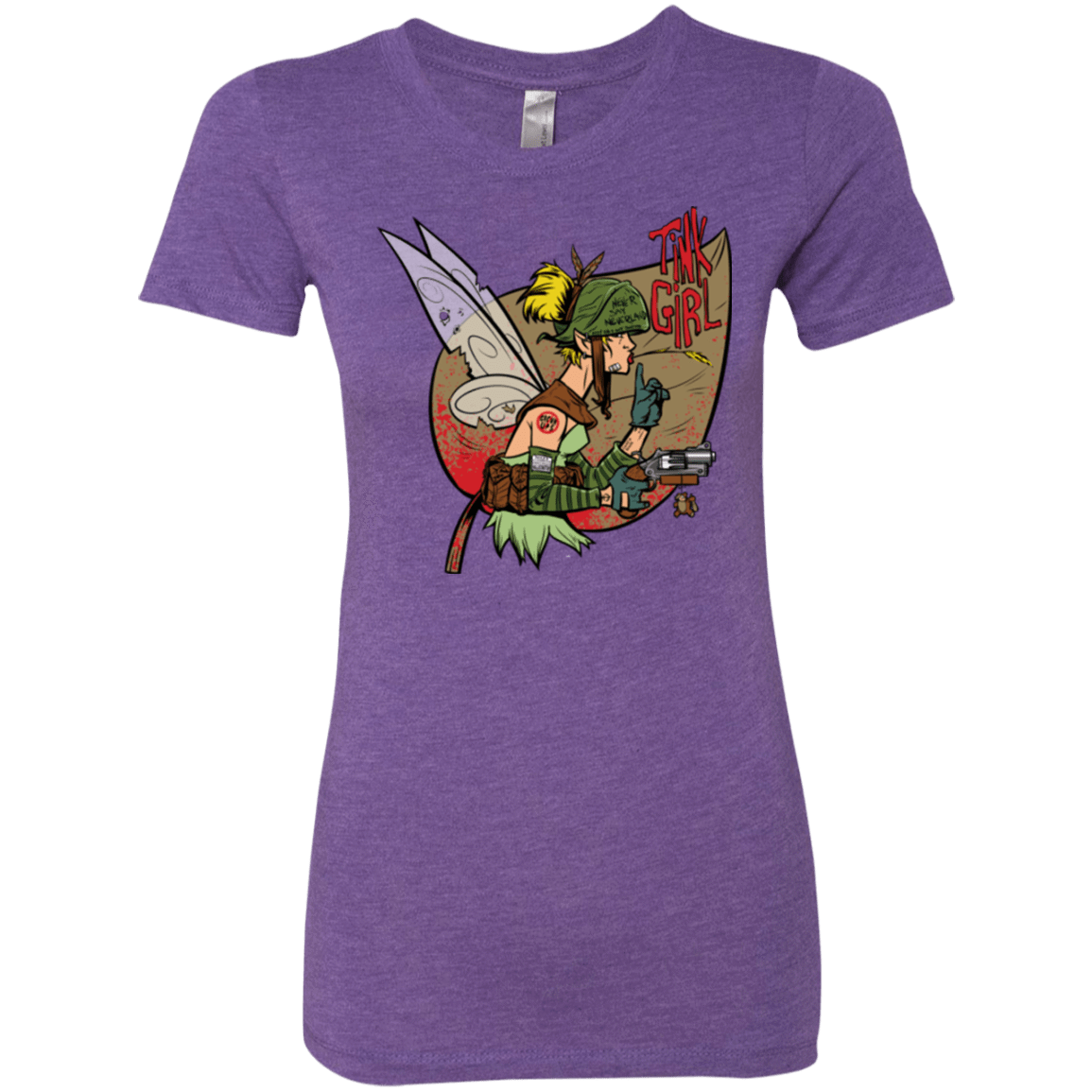 T-Shirts Purple Rush / Small Tink Girl Women's Triblend T-Shirt