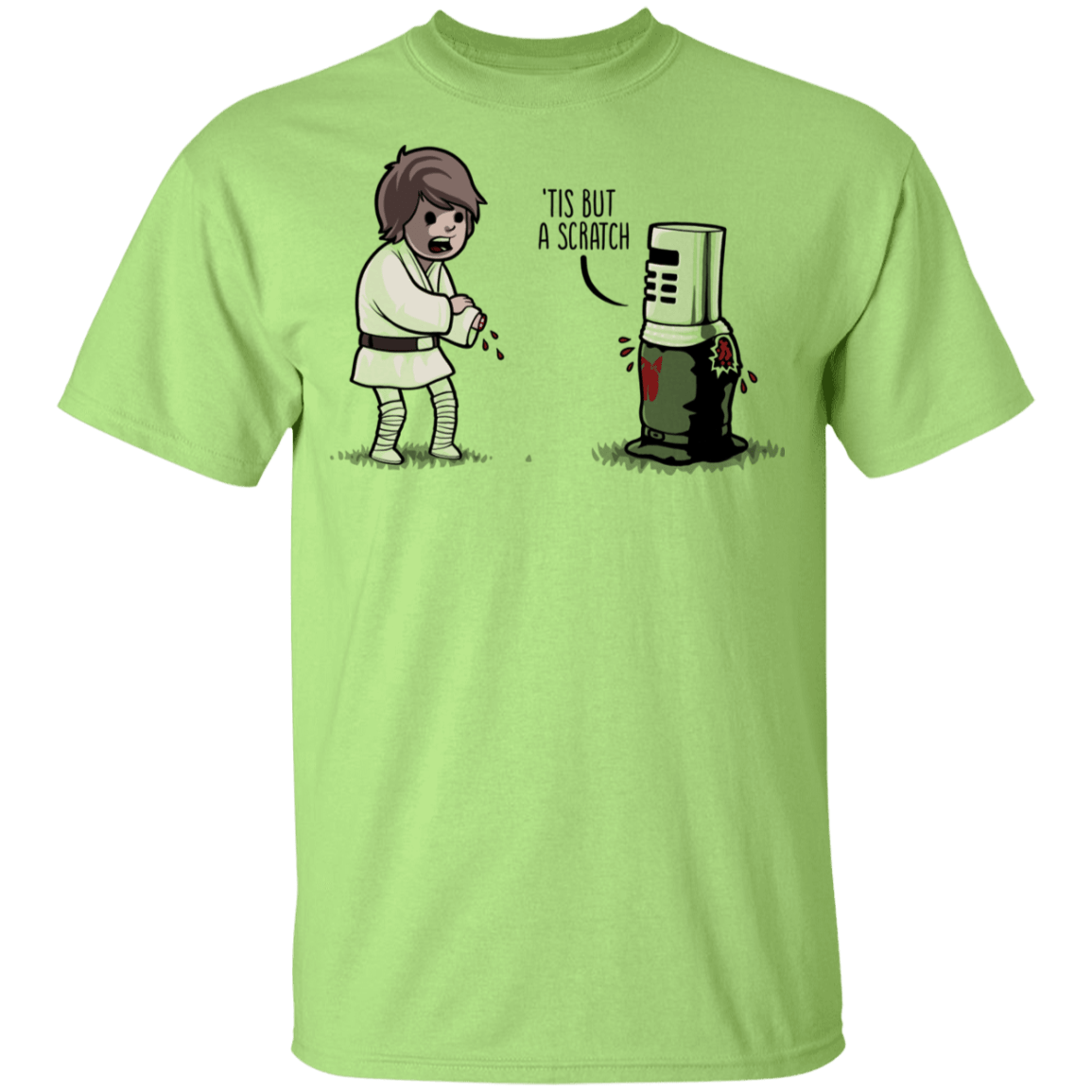 T-Shirts Mint Green / YXS Tis But A Scratch Youth T-Shirt