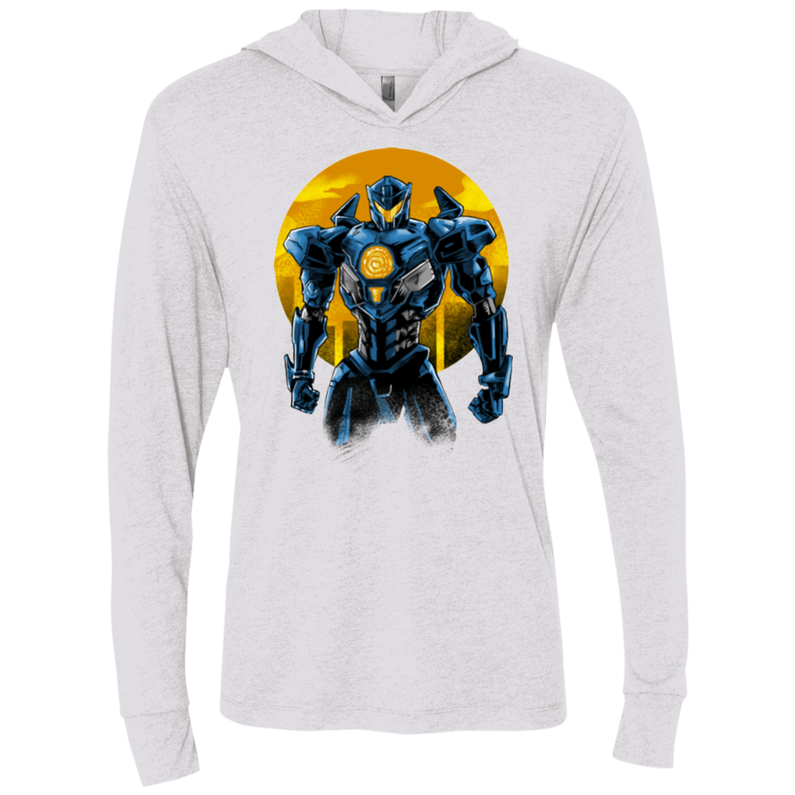 Titan Avenger Triblend Long Sleeve Hoodie Tee