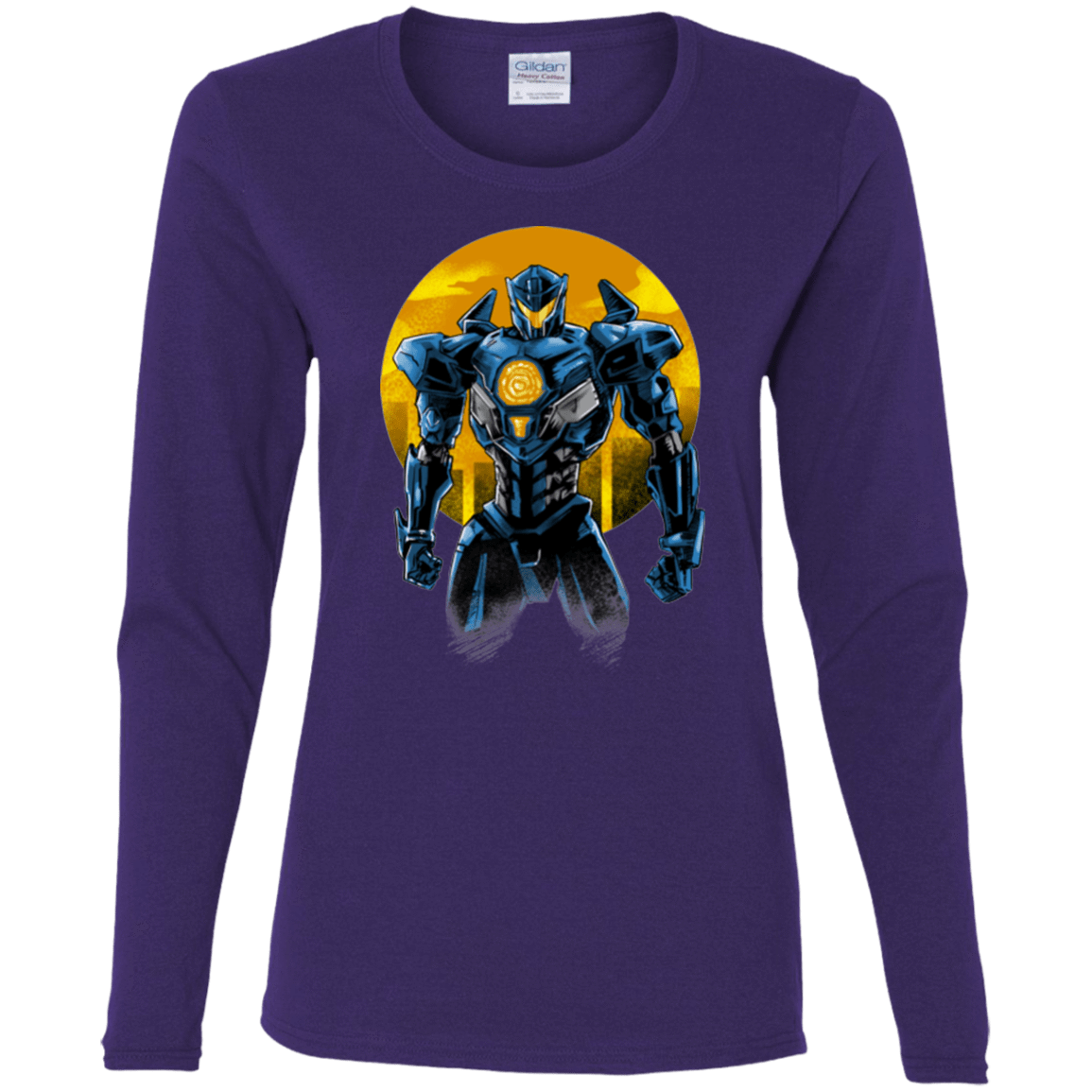 T-Shirts Purple / S Titan Avenger Women's Long Sleeve T-Shirt