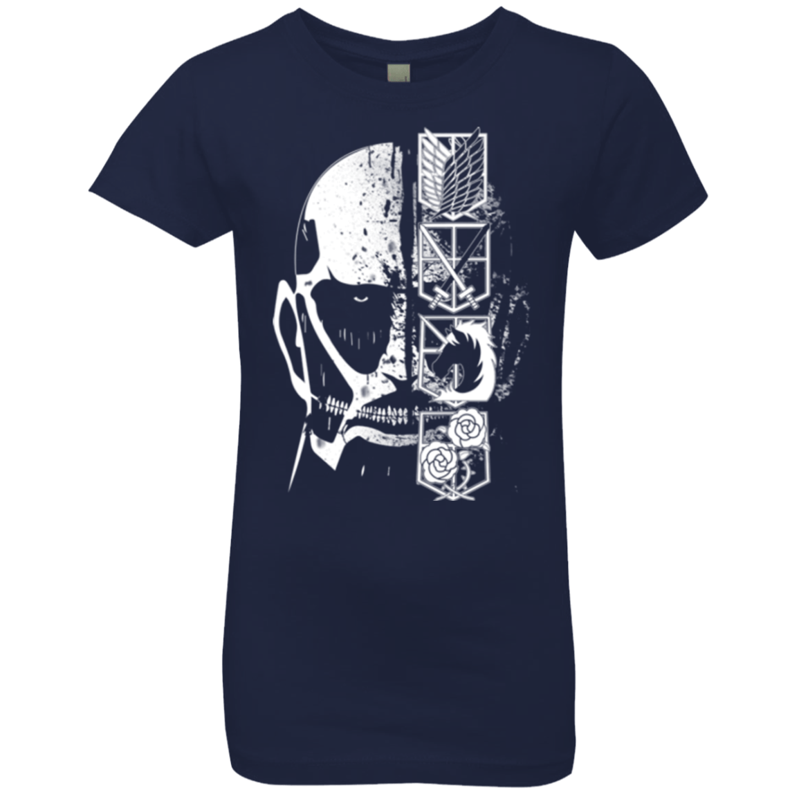 T-Shirts Midnight Navy / YXS Titan Black Girls Premium T-Shirt