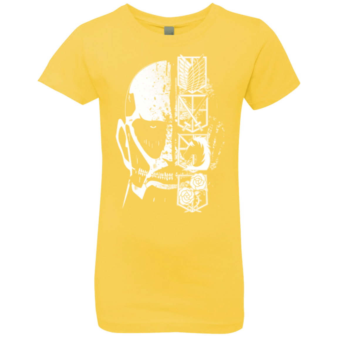 T-Shirts Vibrant Yellow / YXS Titan Black Girls Premium T-Shirt