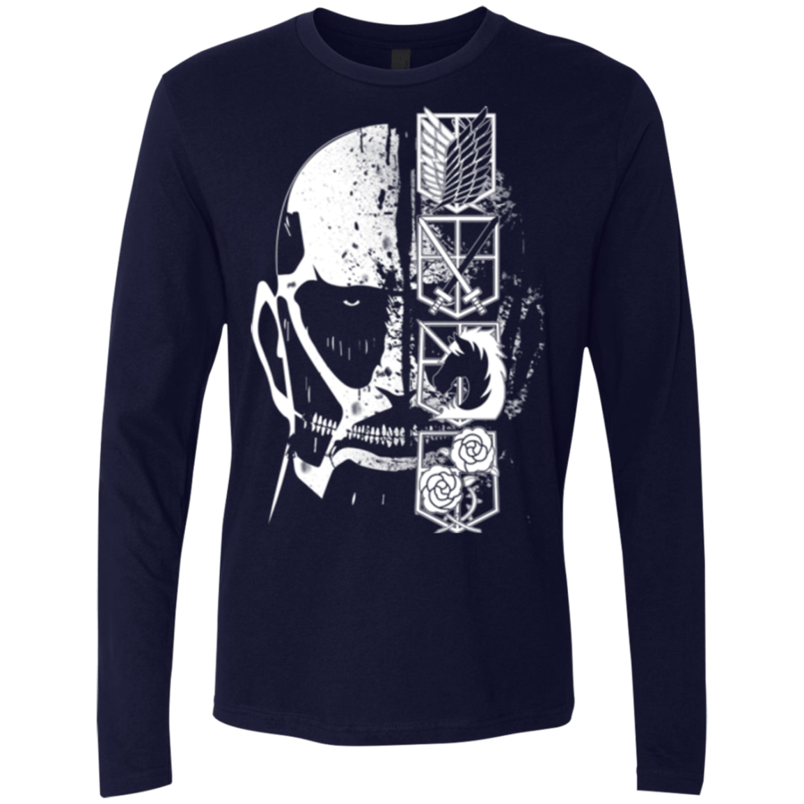 T-Shirts Midnight Navy / Small Titan Black Men's Premium Long Sleeve