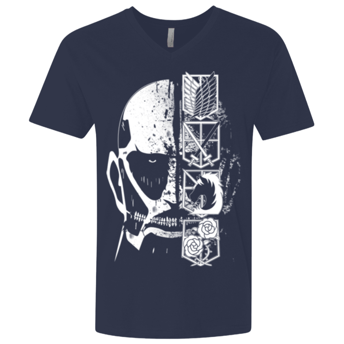 T-Shirts Midnight Navy / X-Small Titan Black Men's Premium V-Neck