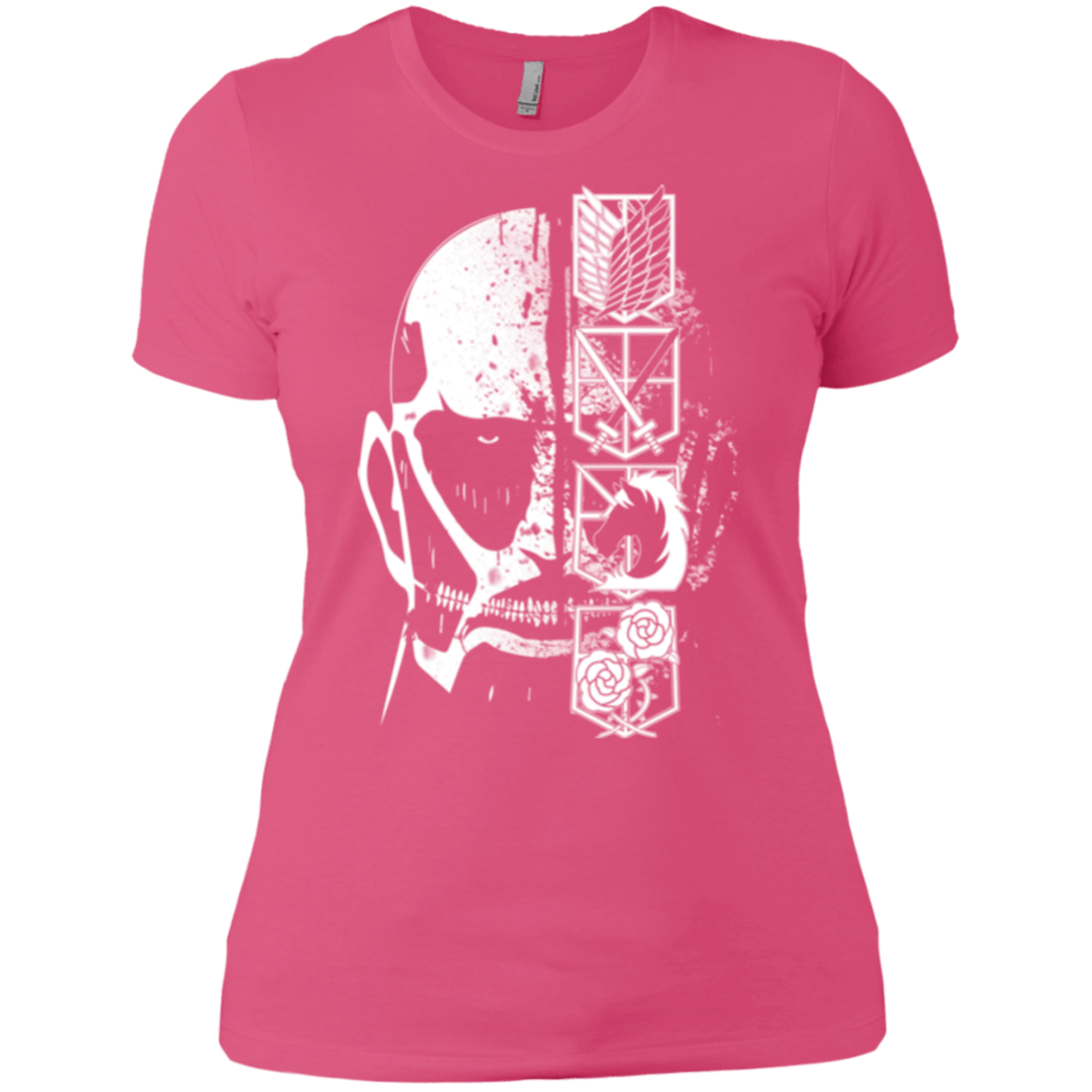 T-Shirts Hot Pink / X-Small Titan Black Women's Premium T-Shirt