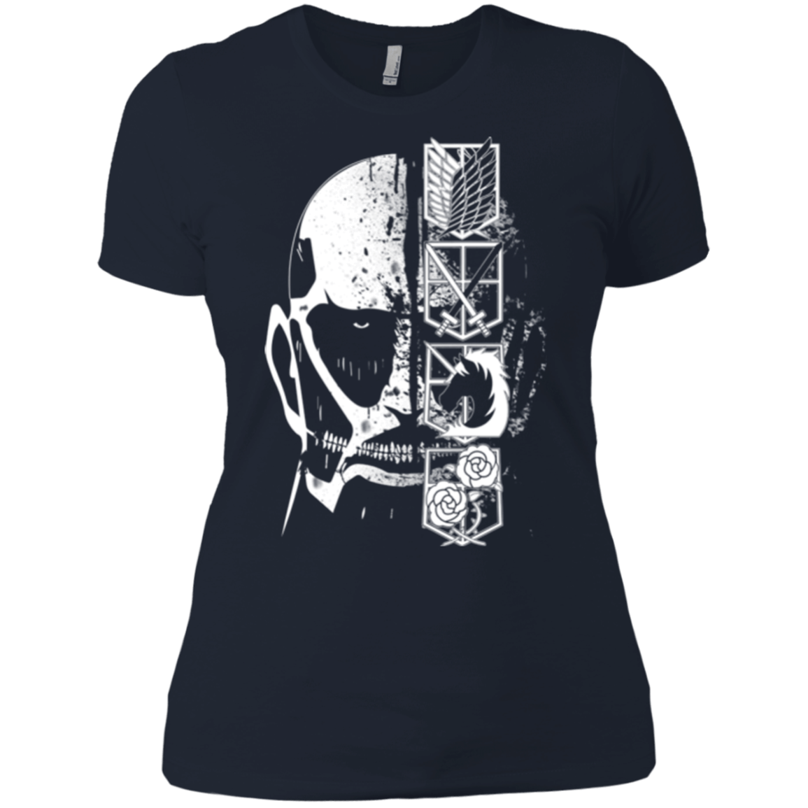 T-Shirts Midnight Navy / X-Small Titan Black Women's Premium T-Shirt