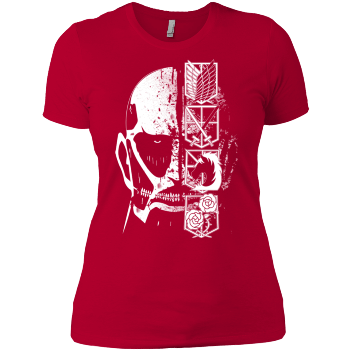 T-Shirts Red / X-Small Titan Black Women's Premium T-Shirt