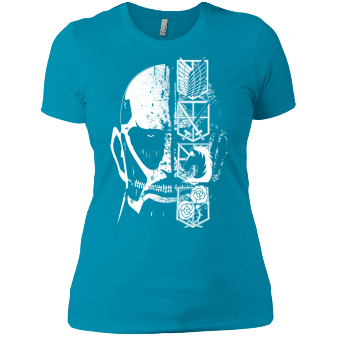 T-Shirts Turquoise / X-Small Titan Black Women's Premium T-Shirt