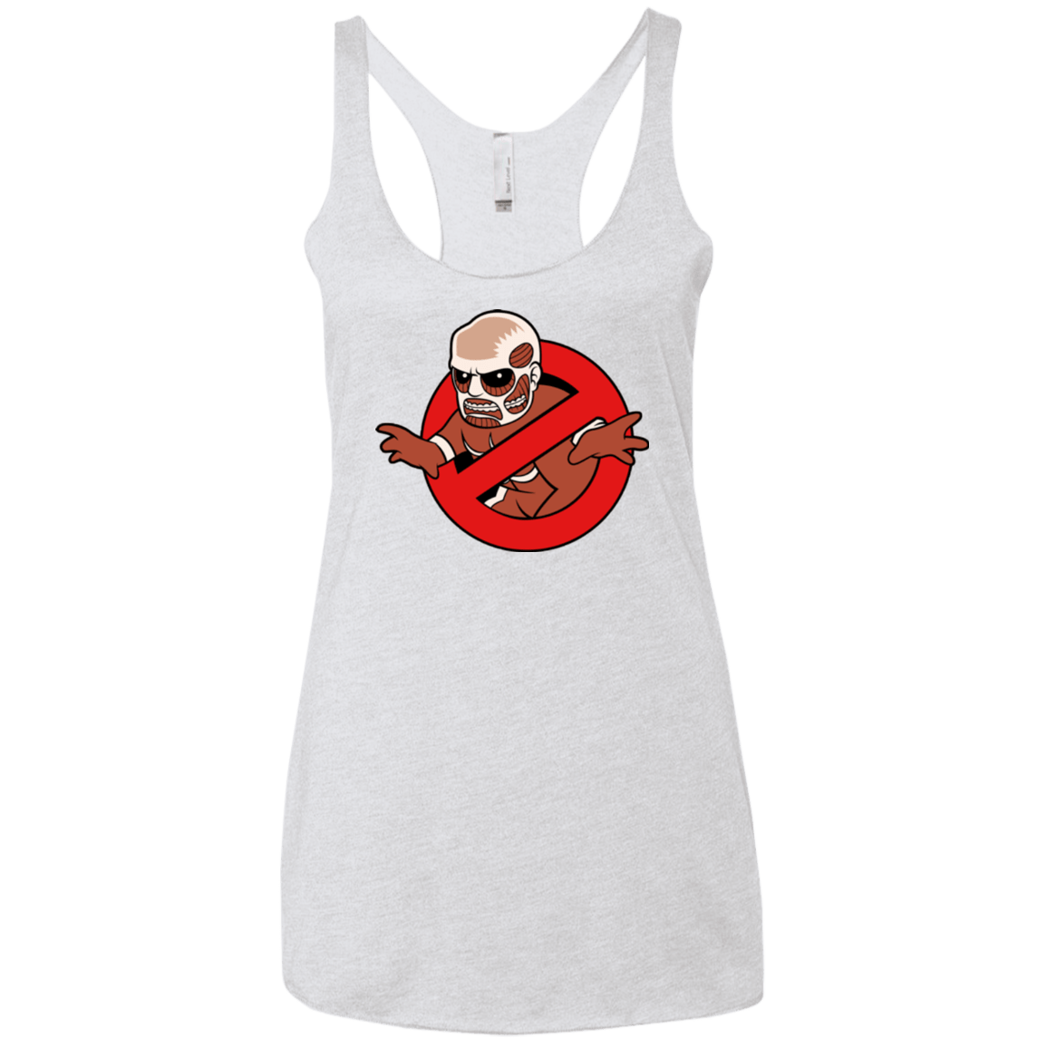 T-Shirts Heather White / X-Small Titan Busters Women's Triblend Racerback Tank