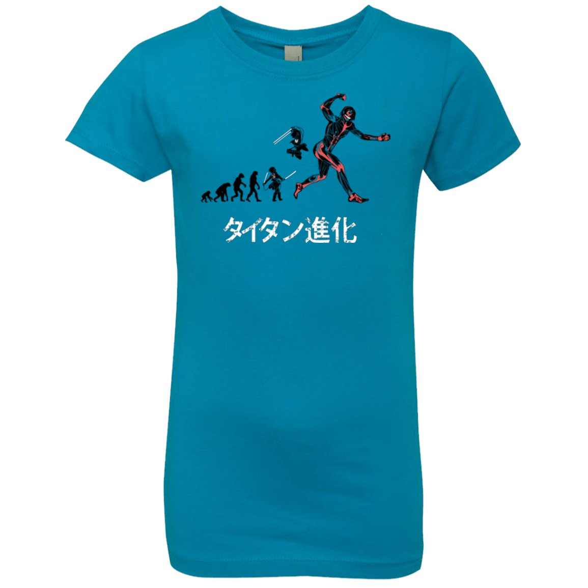 T-Shirts Turquoise / YXS Titan Evolution Girls Premium T-Shirt