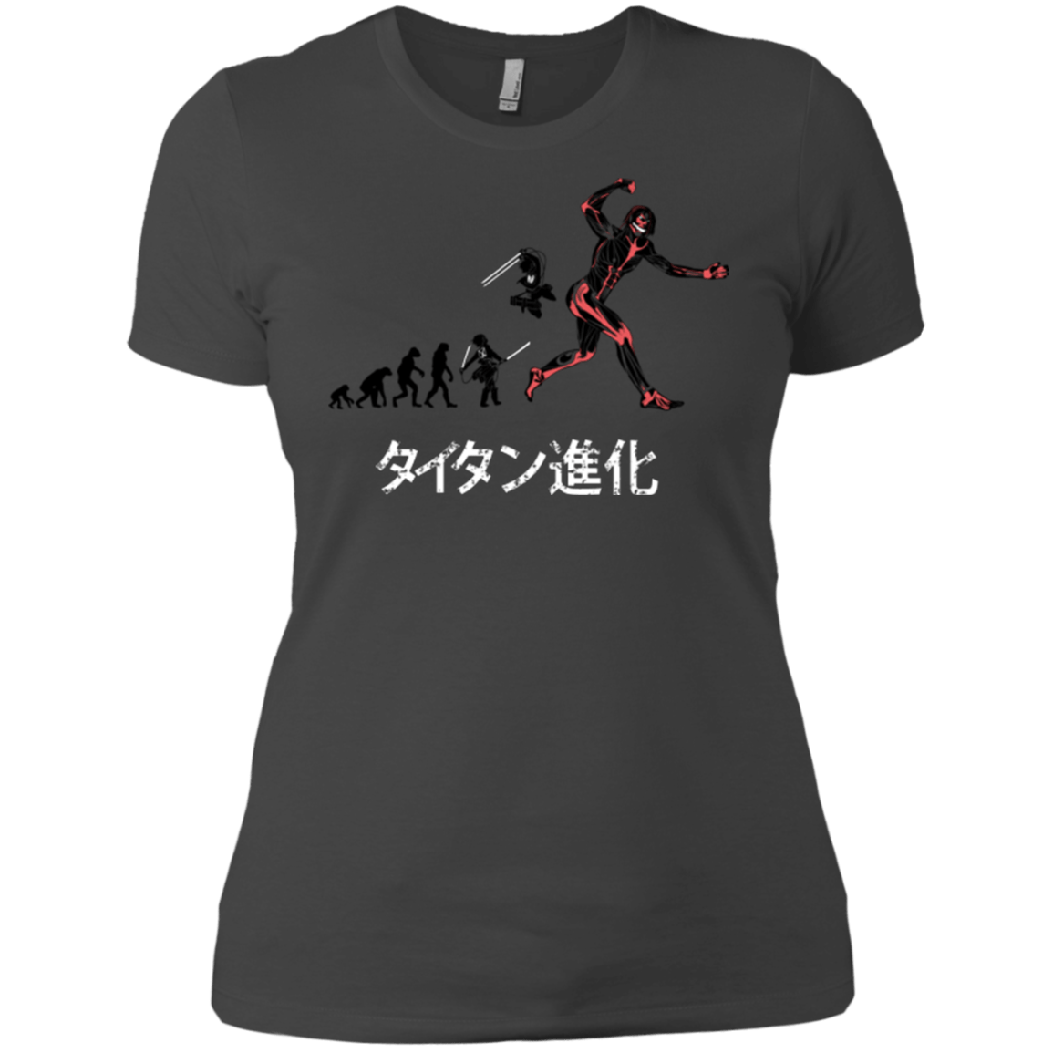 T-Shirts Heavy Metal / X-Small Titan Evolution Women's Premium T-Shirt