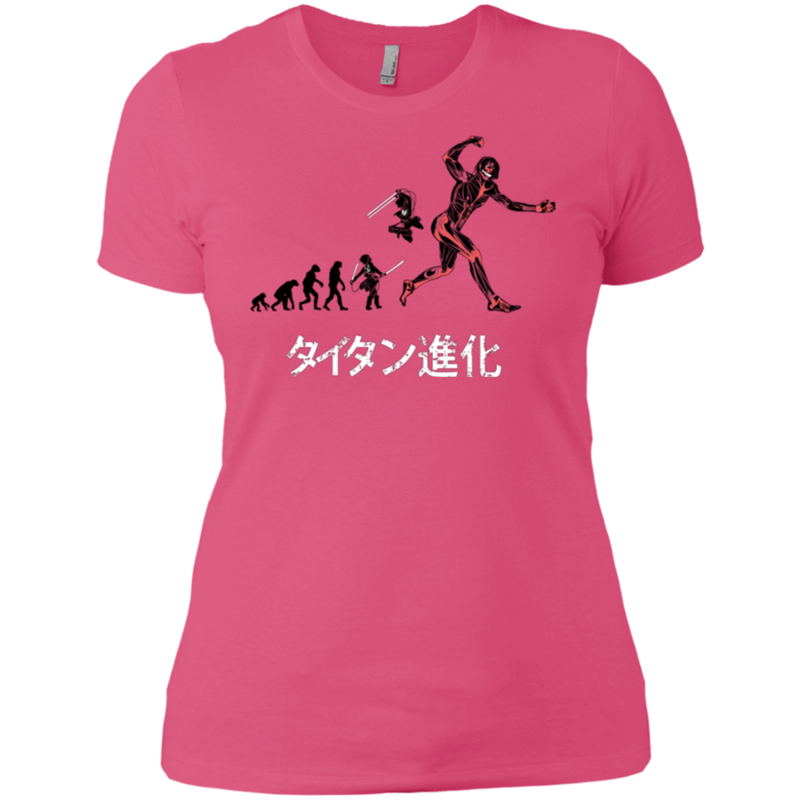 T-Shirts Hot Pink / X-Small Titan Evolution Women's Premium T-Shirt