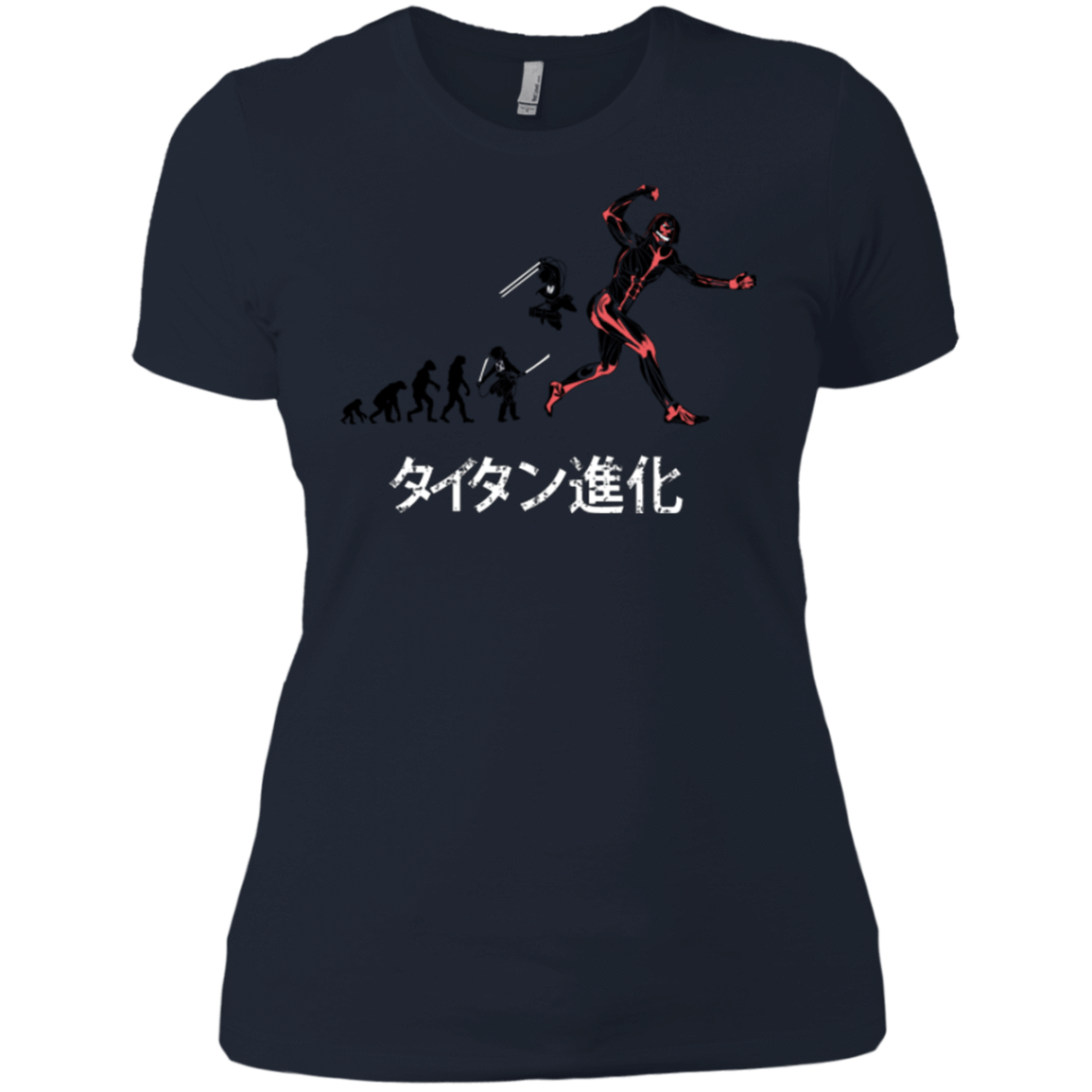 T-Shirts Midnight Navy / X-Small Titan Evolution Women's Premium T-Shirt