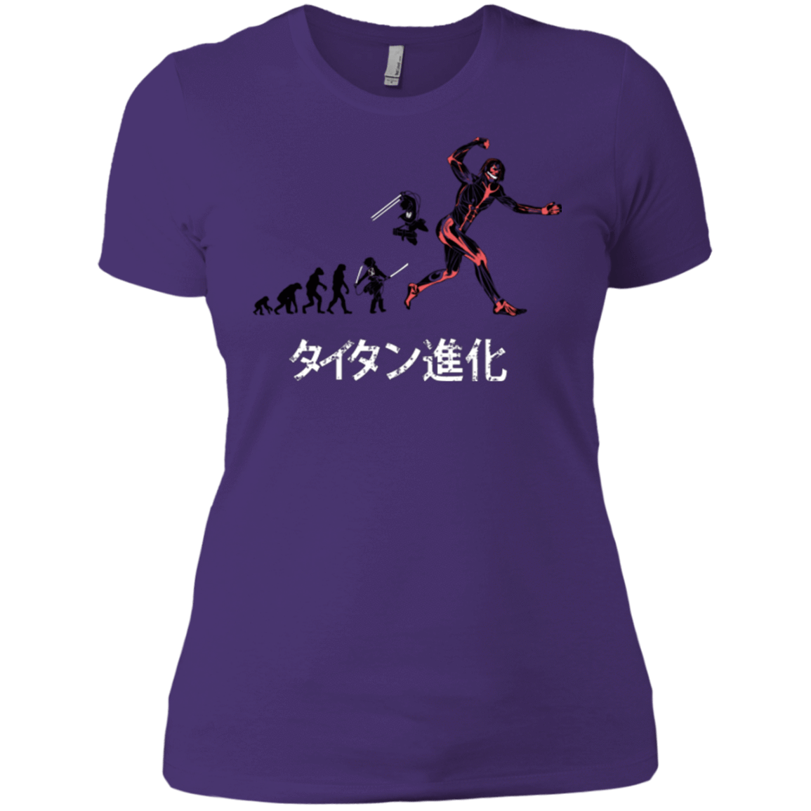 T-Shirts Purple / X-Small Titan Evolution Women's Premium T-Shirt