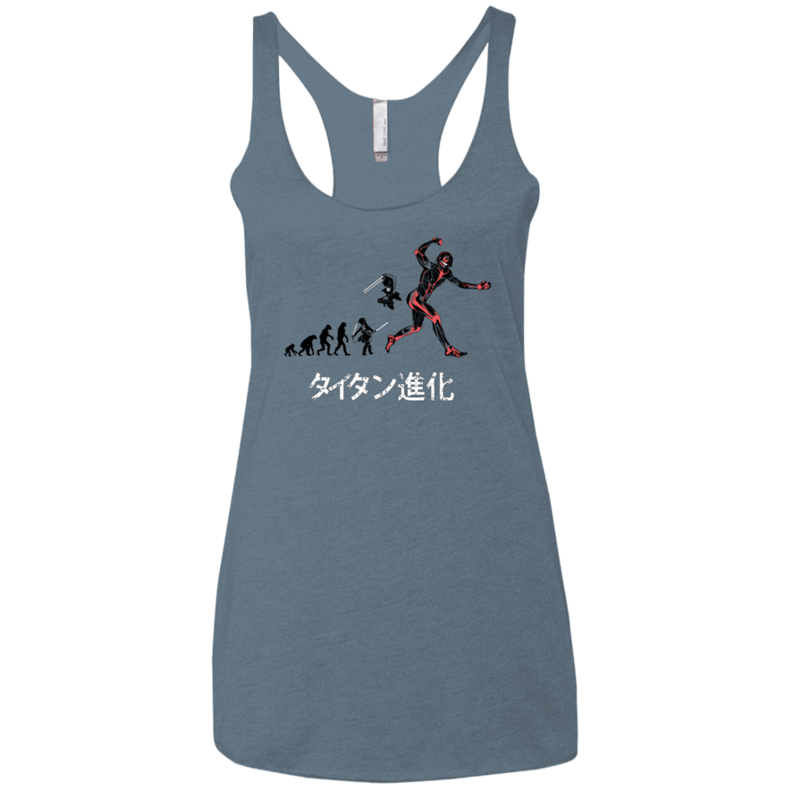 T-Shirts Indigo / X-Small Titan Evolution Women's Triblend Racerback Tank