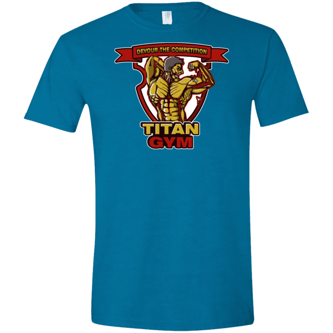 T-Shirts Antique Sapphire / S Titan Gym Men's Semi-Fitted Softstyle