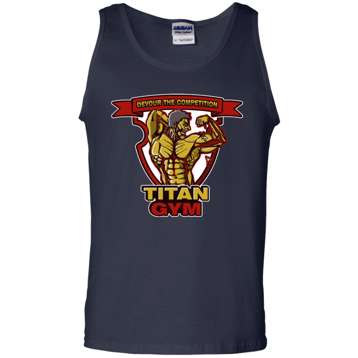 T-Shirts Navy / S Titan Gym Men's Tank Top