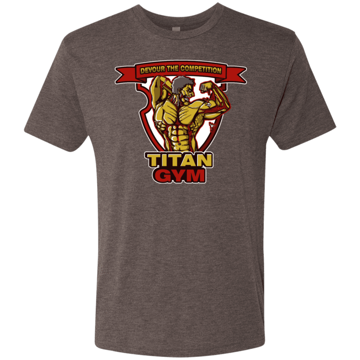 T-Shirts Macchiato / S Titan Gym Men's Triblend T-Shirt