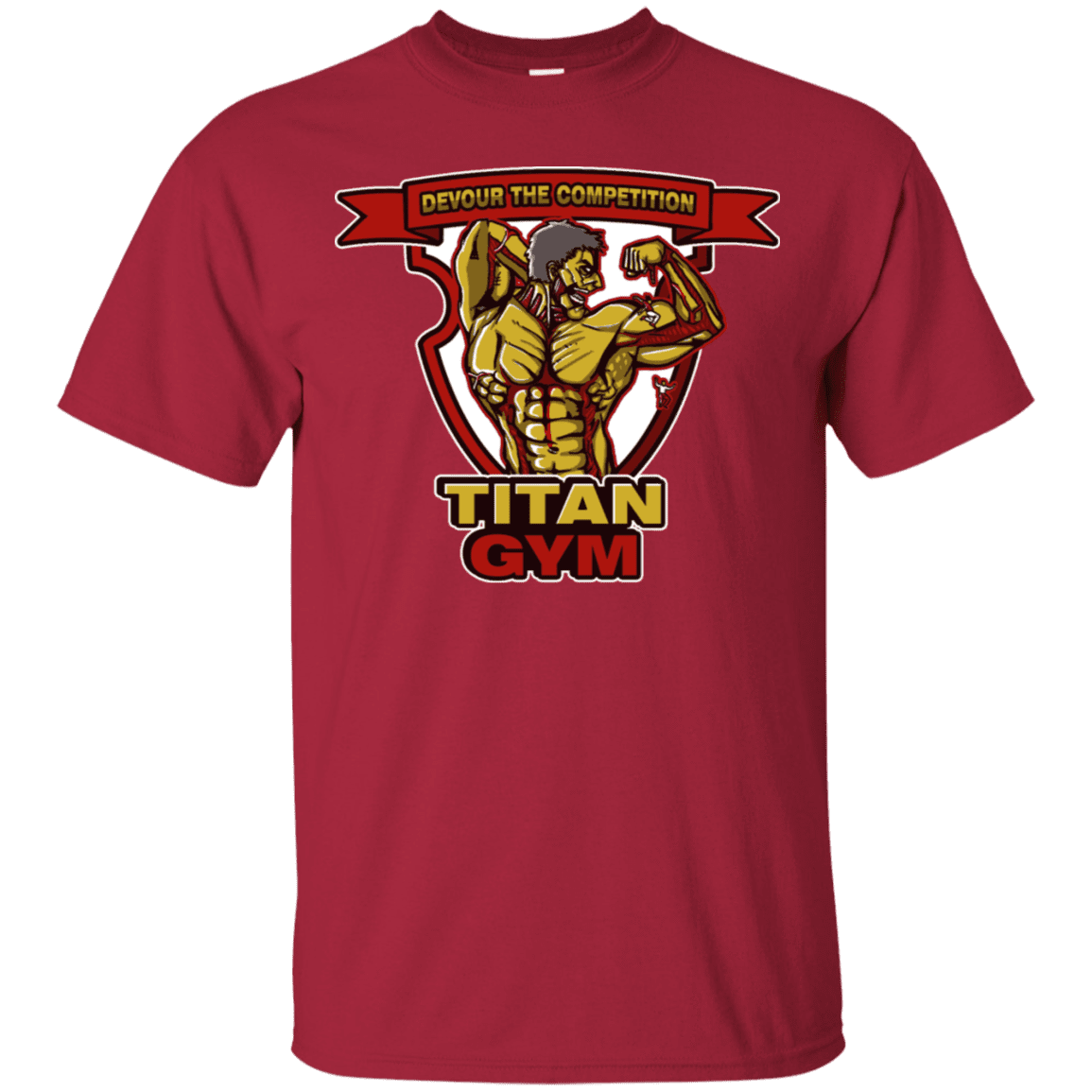 T-Shirts Cardinal / S Titan Gym T-Shirt